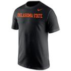 Men's Nike Oklahoma State Cowboys Wordmark Tee, Size: Large, Black