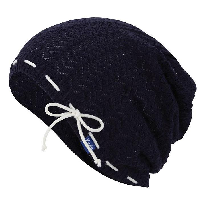 Women's Keds Open-work Chevron Slouchy Beanie, Blue