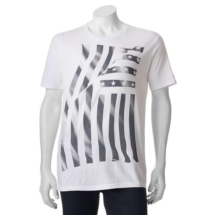 Men's Apt. 9® American Flag Tee, Size: Xl, White