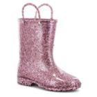Western Chief Glitter Toddler Girls' Waterproof Rain Boots, Size: 9 T, Light Pink