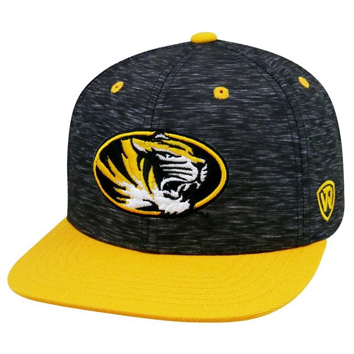 Adult Top Of The World Missouri Tigers Energy Snapback Cap, Men's, Gold