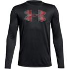Boys 8-20 Under Armour Tech Big Logo Tee, Size: Xl, Black