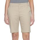Petite Croft & Barrow&reg; Twill Bermuda Shorts, Women's, Size: 10 Petite, Lt Beige