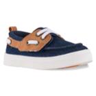 Oomphies Jesse Toddler Boys' Boat Shoes, Size: 10 T, Blue Brown