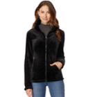 Women's Heat Keep Luxe Fleece Jacket, Size: Medium, Black