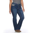 Juniors' Plus Size Vanilla Star Embellished Bootcut Jeans, Girl's, Size: 22 W, Turquoise/blue (turq/aqua)
