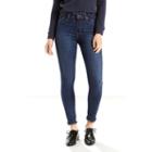 Women's Levi's&reg; 721 Modern Fit High Rise Skinny Jeans, Size: 24(us 00)m, Dark Blue