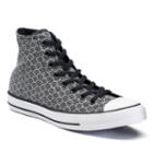 Men's Converse Chuck Taylor All Star Geometric High Top Sneakers, Size: 6, Med Grey