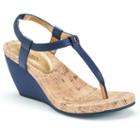 Chaps Raevyn Women's Slip-on Wedge Sandals, Size: 8.5 B, Blue (navy)