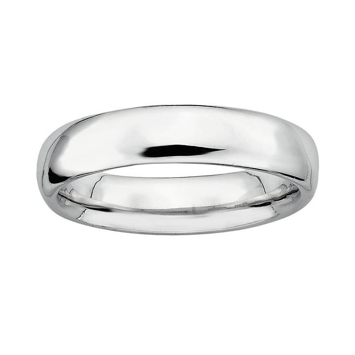 Stacks And Stones Sterling Silver Stack Ring, Women's, Size: 5, Grey