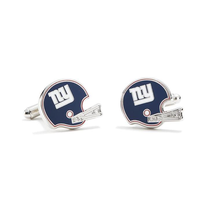 New York Giants Retro Helmet Cuff Links, Men's, Blue