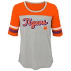 Girls 7-16 Clemson Tigers Fan-tastic Tee, Size: M 10-12, Grey