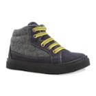 Oomphies Tyler Toddler Boys' High Top Sneakers, Size: 7 T, Dark Blue