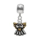 Individuality Beads 14k Gold Over Silver And Sterling Silver Angel Charm, Women's, Multicolor