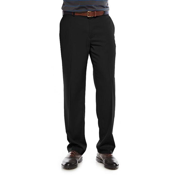 Big & Tall Grand Slam Ultimate Performance Flat-front Pants, Men's, Size: 48x32, Oxford