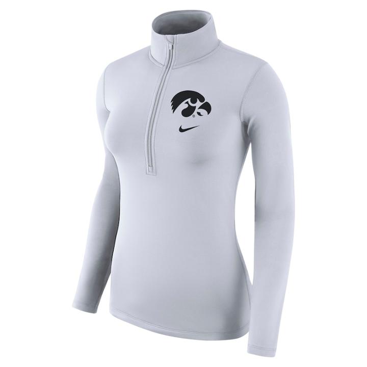 Women's Nike Iowa Hawkeyes Dri-fit Pullover, Size: Xxl, White