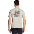 Men's Izod Graphic Tee, Size: Medium, Light Grey