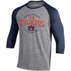 Men's Under Armour Auburn Tigers Triblend Baseball Tee, Size: Small, Ovrfl Oth