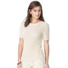 Women's Chaps Ribbed Crewneck Sweater, Size: Xl, Beige Over