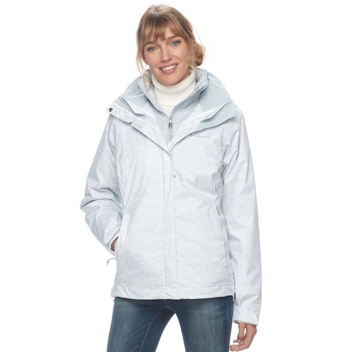 Women's Columbia Outer West Thermal Coil&reg; 3-in-1 Systems Jacket, Size: Medium, Natural