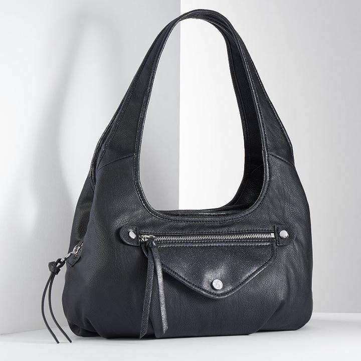 Simply Vera Vera Wang Sidekick Satchel, Women's, Grey