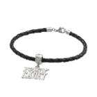 Logoart Sterling Silver I Love My Cadet Charm Bracelet, Adult Unisex, Size: 7.5, Grey
