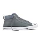 Adult Converse Chuck Taylor All Star Street Mid Leather Sneakers, Men's, Size: M10w12, Med Grey