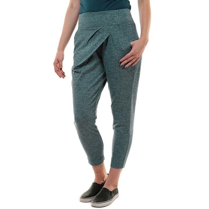 Women's Soybu Revel Crossover Ankle Pants, Size: Xl, Green