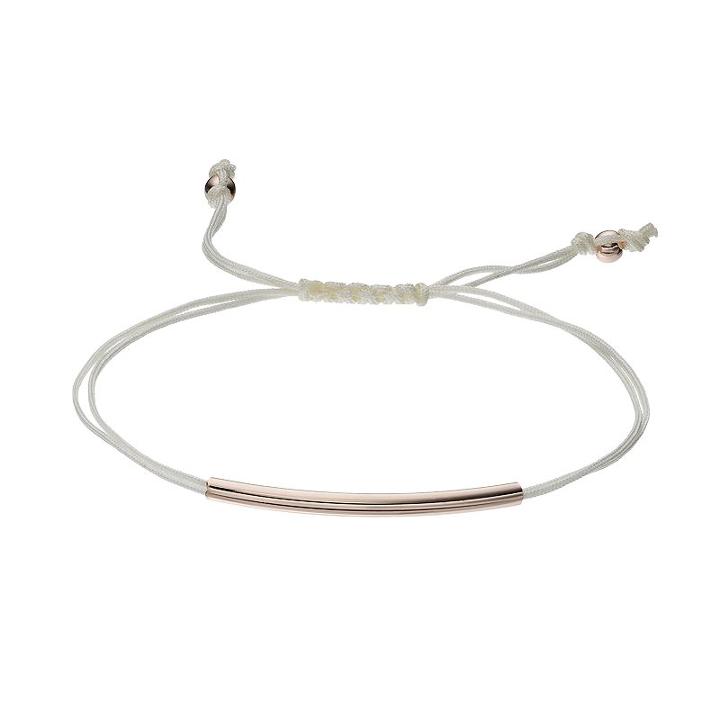 Lc Lauren Conrad Birth Month Curved Tube Cord Bracelet, Women's, Natural