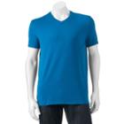 Men's Apt. 9 Solid V-neck Tee, Size: Xxl, Blue