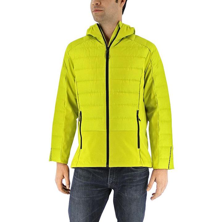 Men's Adidas Hybrid Down Hooded Puffer Jacket, Size: Xxl, Med Green
