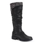 Muk Luks Brianna Women's Knee High Winter Boots, Size: 10, Black