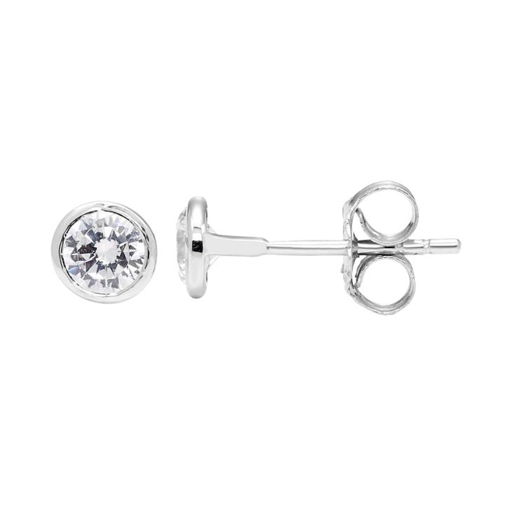 10k White Gold 1/2 Carat T.w. Diamond Stud Earrings, Women's