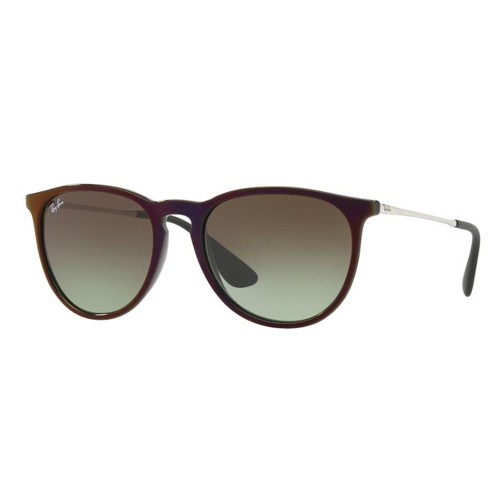 Ray-ban Erika Rb4171 54mm Pilot Gradient Sunglasses, Adult Unisex, Grey (charcoal)