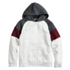 Boys 8-20 Colorblock Pullover Hoodie, Size: Xl, Light Grey