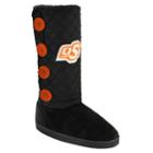 Women's Oklahoma State Cowboys Button Boots, Size: Large, Black