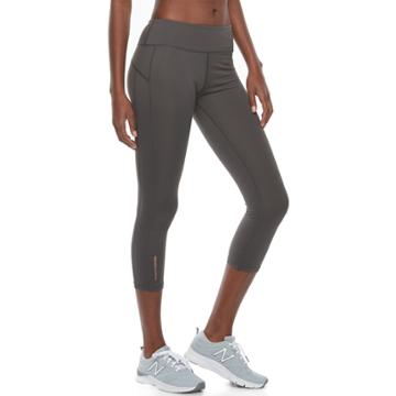 Women's Tommie Copper Shaping Compression Capri Leggings, Size: Small, Grey