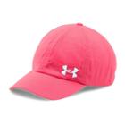 Women's Under Armour Washed Adjustable Baseball Cap, Light Pink