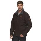 Men's Columbia Beacon Stone Omni-shield Sherpa-lined Jacket, Size: Medium, Dark Brown