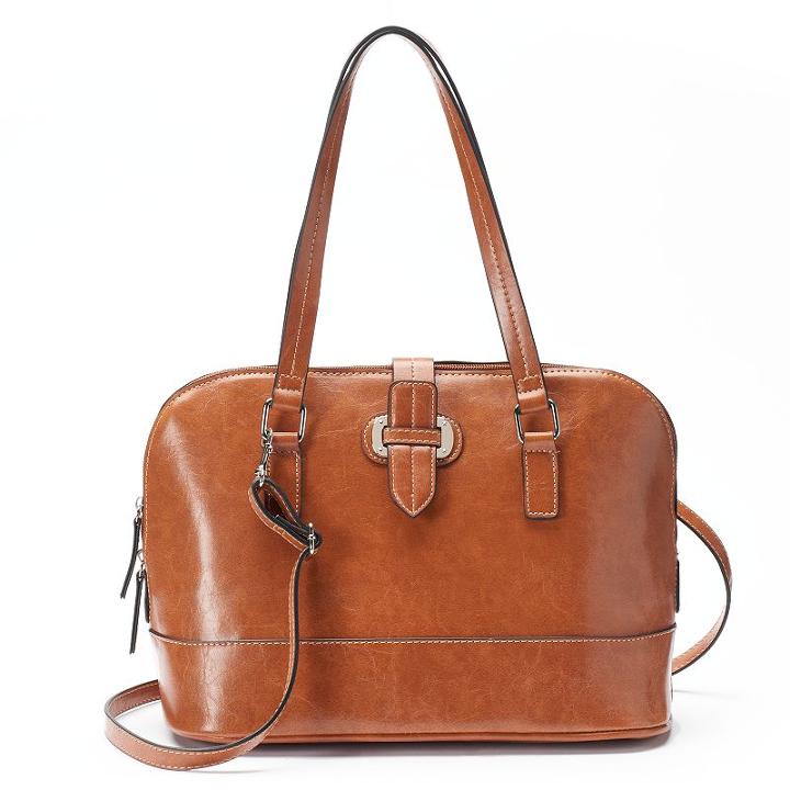 Mondani Lara Dome Satchel, Women's, Dark Red