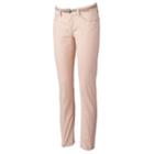Women's Apt. 9&reg; Curvy Fit Sateen Straight-leg Pants, Size: 16 T/l, Pink