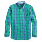 Boys 4-20 Chaps James Plaid Button-down Shirt, Size: 18-20, Lt Green