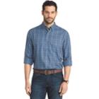 Men's Arrow Heritage Regular-fit Twill Button-down Shirt, Size: Large, Blue Other