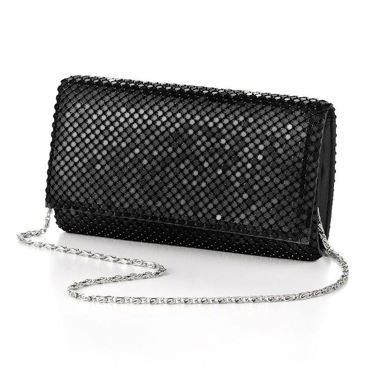 Gunne Sax By Jessica Mcclintock Metal Mesh Clutch, Women's, Black