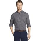 Men's Van Heusen Regular-fit Herringbone Stretch Button-down Shirt, Size: Medium, Grey Other