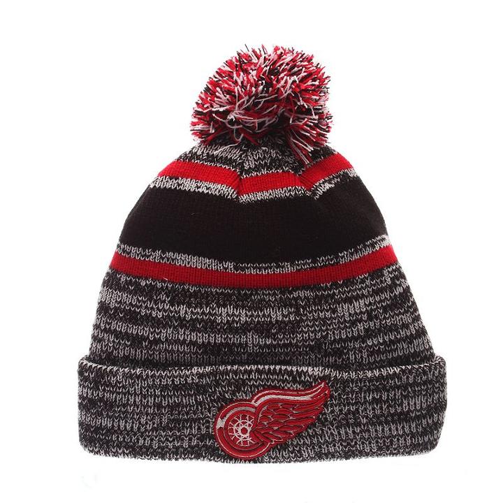 Adult Zephyr Detroit Red Wings Granite Beanie, Multicolor