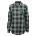 Women's Michigan State Spartans Dream Plaid Shirt, Size: Xl, Green Oth
