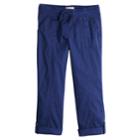 Girls 7-16 & Plus Size So&reg; Utility Rolled Cuff Capri Pants, Size: 20 1/2, Dark Blue