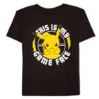 Boys 4-7 Pokemon Pikachu This Is My Game Face Graphic Tee, Size: 7, Black