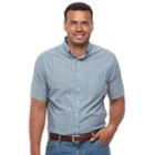 Big & Tall Croft & Barrow&reg; True Comfort Regular-fit Stretch Button-down Shirt, Men's, Size: 3xb, Dark Blue